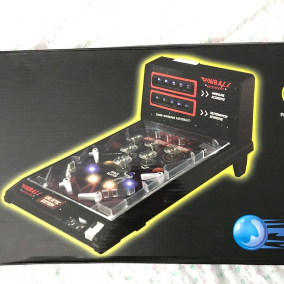 NEW Tech Toyz Electronic Tabletop Pinball Arcade Machine Galactic Edition Space - Picture 11 of 16